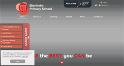 Desktop Screenshot of blenheimprimary.co.uk